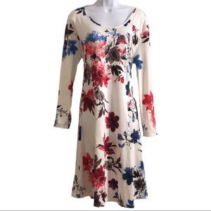 Lovely Floral Fit and Flare Dress